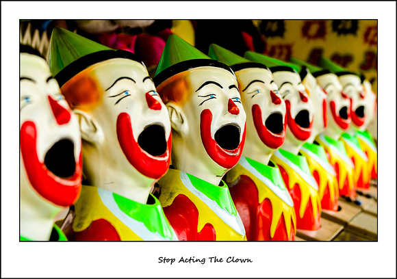 "Stop Acting the Clown", Rainbow Show, Vic